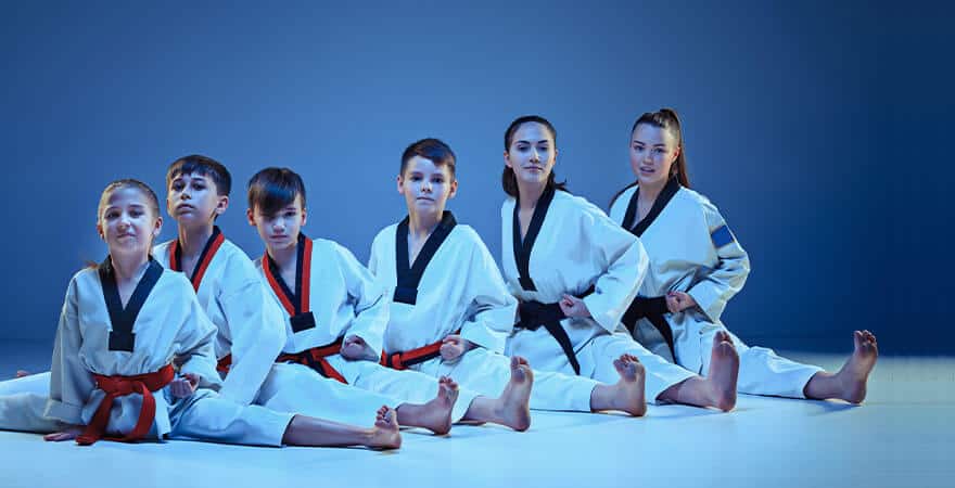 Martial Arts Lessons for Kids in Strongville OH - Kids Group Splits